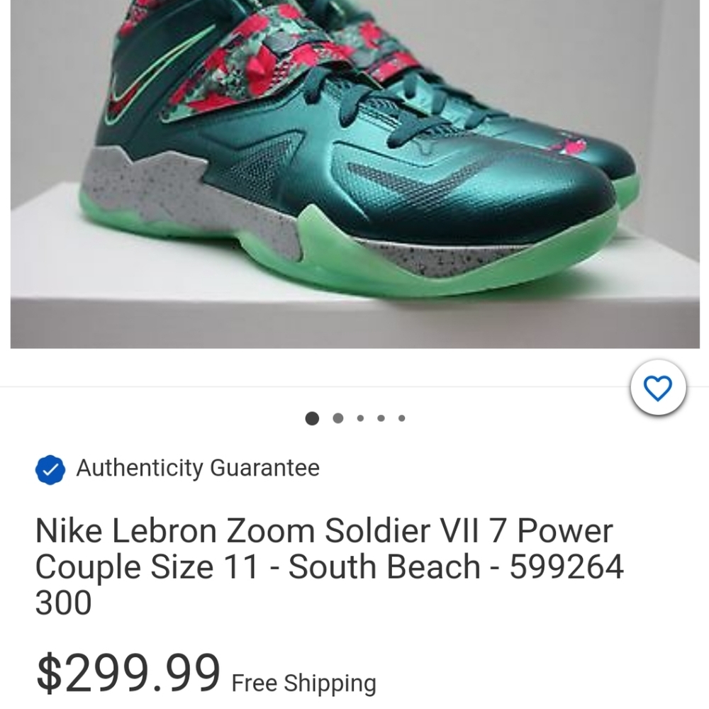 Nike Lebron Zoom Soldier 7 South Beach Miami Night